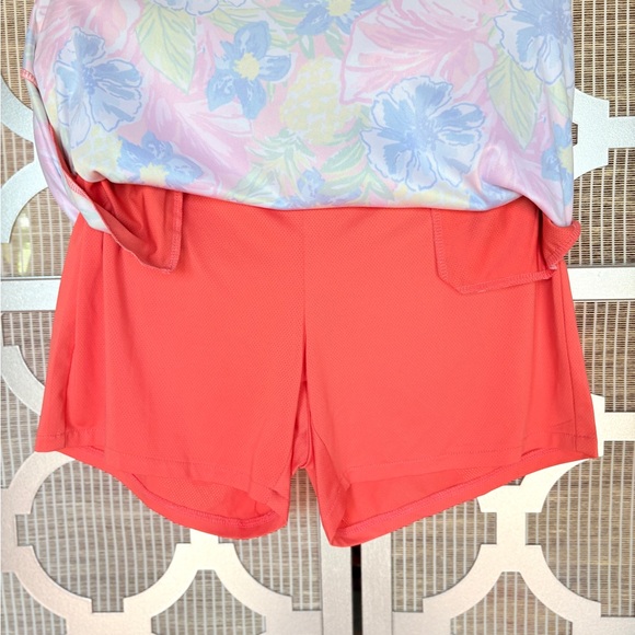 Rafaella Floral Women's Skort - Pink, Blue, Yellow - Picture 8 of 8